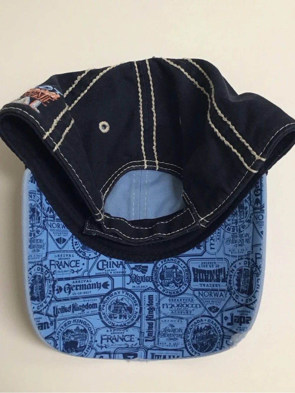 Disney Parks Exclusive Epcot Food & Wine Festival 2017 Baseball Hat Cap Cotton